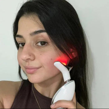 Masajeador Facial LED 7 Colores para Acné y Reafirmante de Piel