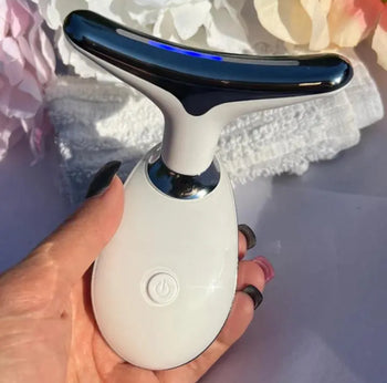 Masajeador Facial LED 7 Colores para Acné y Reafirmante de Piel